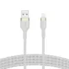 Дата кабель USB 2.0 AM to Lightning 1.0m white Belkin (CAA010BT1MWH)