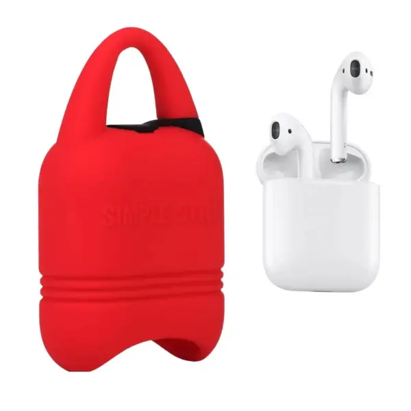 Чохол для навушників Kindon i-Smile для Apple AirPods IPH1430 Red (702347) Чохол для навушників Kindon i-Smile для Apple AirPods IPH1430 Red (702347)