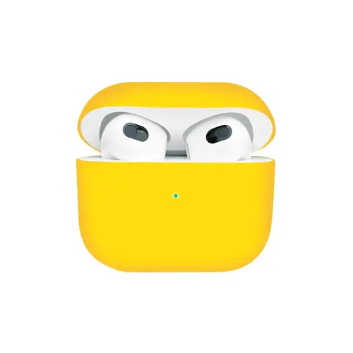 Чохол для навушників BeCover Silicon для Apple AirPods (3nd Gen) Yellow (707233)