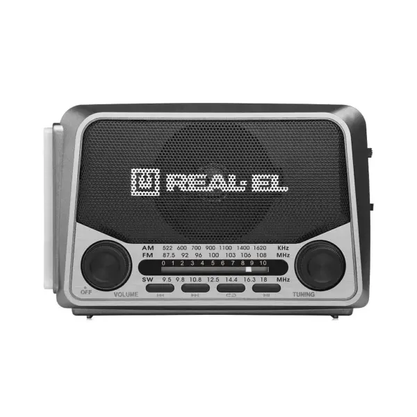 Портативний радіоприймач REAL-EL X-525 Grey (EL121800004)
