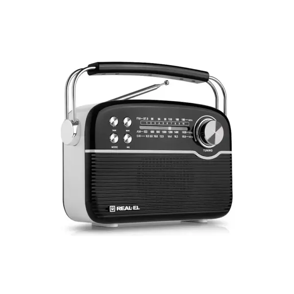 Портативний радіоприймач REAL-EL X-545 Black (EL121800005)