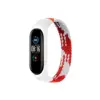 Ремінець до фітнес браслета BeCover Elastic Nylon Style для Xiaomi Mi Smart Band 5/6 (Size S) Red-White (706137)
