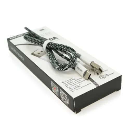 Дата кабель USB 2.0 AM to Lightning 1.0m 2.4A Black iKAKU (KSC-028-B-L)