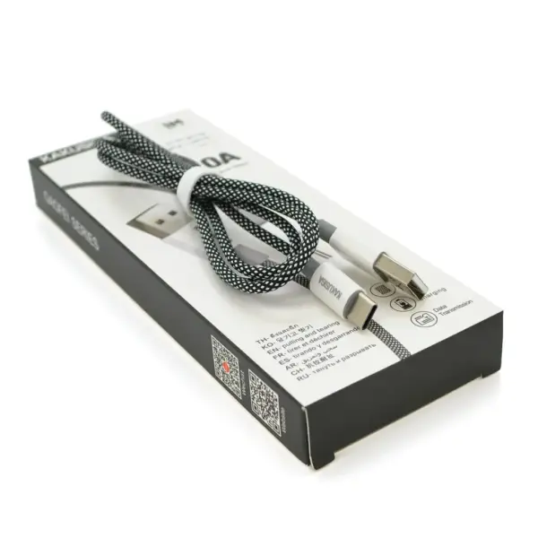 Дата кабель USB 2.0 AM to Lightning 1.0m 2.4A Black iKAKU (KSC-028-B-L)