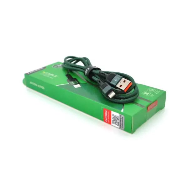 Дата кабель USB 2.0 AM to Lightning 1.2m KSC-458 JINTENG Green iKAKU (KSC-458-G-L) Дата кабель USB 2.0 AM to Lightning 1.2m KSC-458 JINTENG Green iKAKU (KSC-458-G-L)