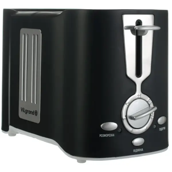 Тостер Vilgrand VT 0929H black Тостер Vilgrand VT 0929H black