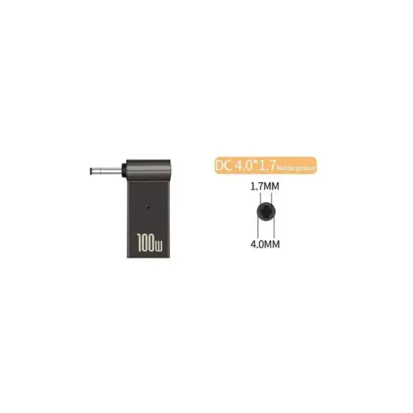 Адаптер PD 100W USB Type-C Female to DC Male Jack 4.0x1.7 mm LENOVO ST-Lab (PD100W-4.0x1.7mm) Адаптер PD 100W USB Type-C Female to DC Male Jack 4.0x1.7 mm LENOVO ST-Lab (PD100W-4.0x1.7mm)