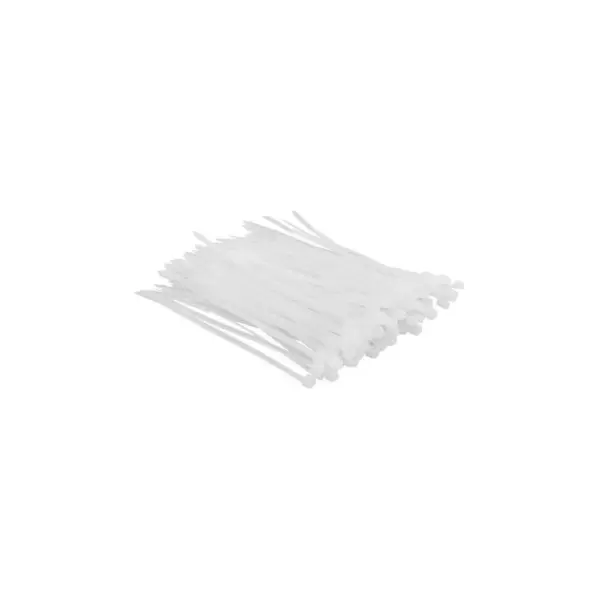 Стяжка Top Tools біла, 2.5x100 мм, пластик, 100 шт. (44E950)