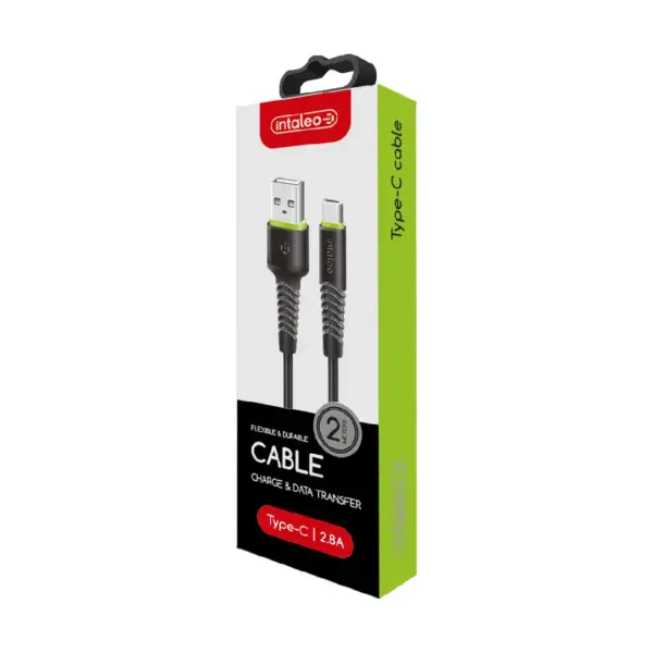 Дата кабель USB 2.0 AM to USB-C 2.0m CBFLEXT2 Black Intaleo (1283126521423) Дата кабель USB 2.0 AM to USB-C 2.0m CBFLEXT2 Black Intaleo (1283126521423)