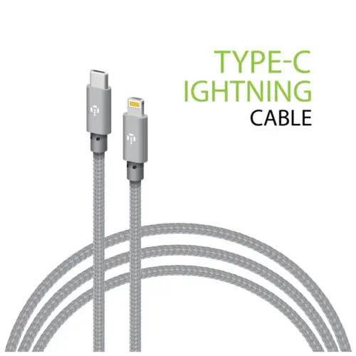 Дата кабель USB-C to Lightning 1.0m CBGNYTL1 30W Grey Intaleo (1283126559587) Дата кабель USB-C to Lightning 1.0m CBGNYTL1 30W Grey Intaleo (1283126559587)
