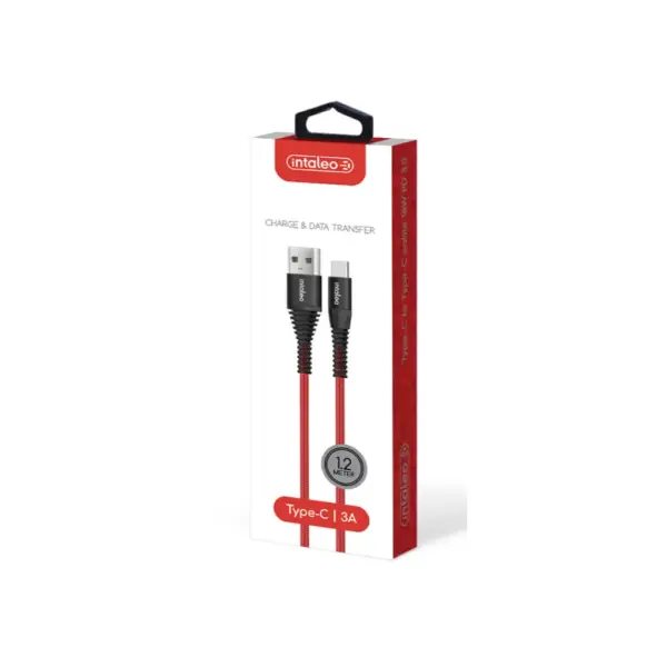 Дата кабель USB 2.0 AM to USB-C 1.2m Red Intaleo (1283126559464) Дата кабель USB 2.0 AM to USB-C 1.2m Red Intaleo (1283126559464)