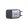 Зарядний пристрій Ugreen 2xUSB-C PD45W (25W+20W) QC4.0+ CD294 black (90573)