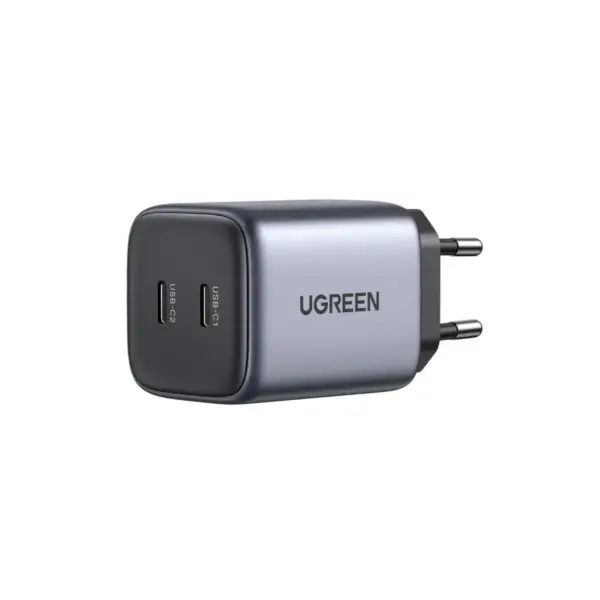 Зарядний пристрій Ugreen 2xUSB-C PD45W (25W+20W) QC4.0+ CD294 black (90573)