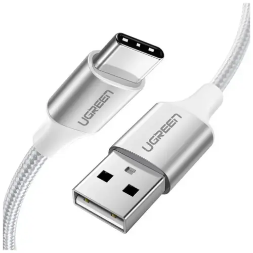 Дата кабель USB 2.0 AM to USB-C 2.0m 3.0A 18W US288 White Ugreen (60133)