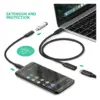 Дата кабель USB-C M/F 1.0m 100W USB 3.1Gen2 US353 Black Ugreen (10387) Дата кабель USB-C M/F 1.0m 100W USB 3.1Gen2 US353 Black Ugreen (10387)