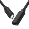 Дата кабель USB-C M/F 1.0m 100W USB 3.1Gen2 US353 Black Ugreen (10387) Дата кабель USB-C M/F 1.0m 100W USB 3.1Gen2 US353 Black Ugreen (10387)