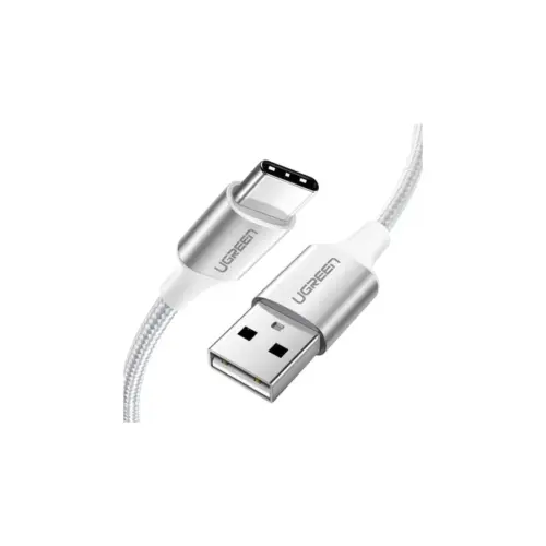 Дата кабель USB 2.0 AM to USB-C 3.0m 3.0A 18W US288 White Ugreen (60409)