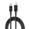 Дата кабель USB-C to Lightning 1.0m 20W CL-07B Black Grand-X (CL-07B)