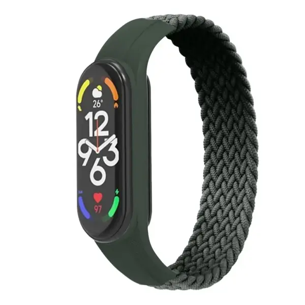 Ремінець до фітнес браслета Armorstandart Braided Solo Loop для Xiaomi Mi Band 7/6/5/4 Khaki size L (ARM58760) Ремінець до фітнес браслета Armorstandart Braided Solo Loop для Xiaomi Mi Band 7/6/5/4 Khaki size L (ARM58760)