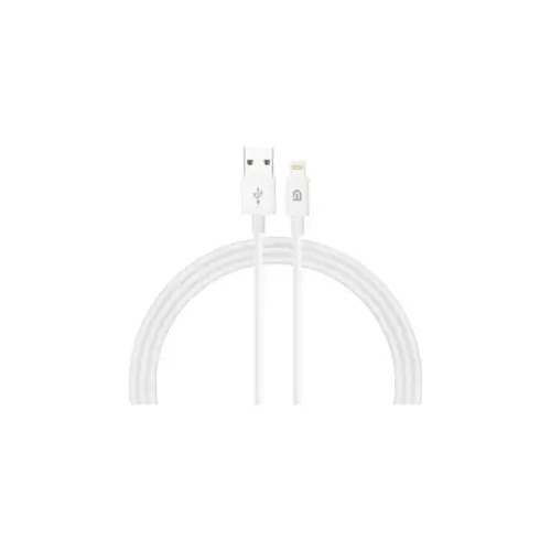 Дата кабель USB 2.0 AM to Lightning 1.2m AMD818L white Armorstandart (ARM64302)