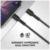 Дата кабель USB-C to Lightning 1.0m AR88 3A Black Armorstandart (ARM65287)