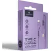 Дата кабель USB-C to Lightning 1.0m AR88 3A Purple Armorstandart (ARM65290)