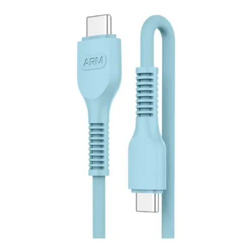 Дата кабель USB-C to USB-C 1.0m AR88 3A blue Armorstandart (ARM65292)