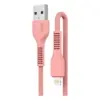 Дата кабель USB 2.0 AM to Lightning 1.0m AR88 2.4A peach Armorstandart (ARM65286)