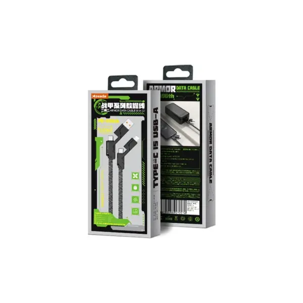 Дата кабель USB-C to USB-C + Lightning + USB-A 1.5m Black Proda (PD-B96th-BK)