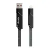 Дата кабель USB-C to USB-C + Lightning + USB-A 1.5m Black Proda (PD-B96th-BK)