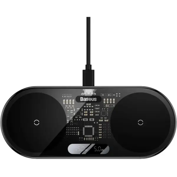 Зарядний пристрій Baseus 20W Digital LED Display (WXSX010101)