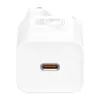 Зарядний пристрій Baseus 1xUSB 25W (USB-C) + Cable Type-C white (TZCCSUP-L02)