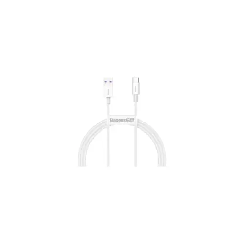 Дата кабель USB 2.0 AM to USB-C 1.0m 3A White Baseus (CATYS-02)