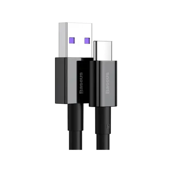 Дата кабель USB 2.0 AM to USB-C 2.0m 3A Black Baseus (CATYS-A01)