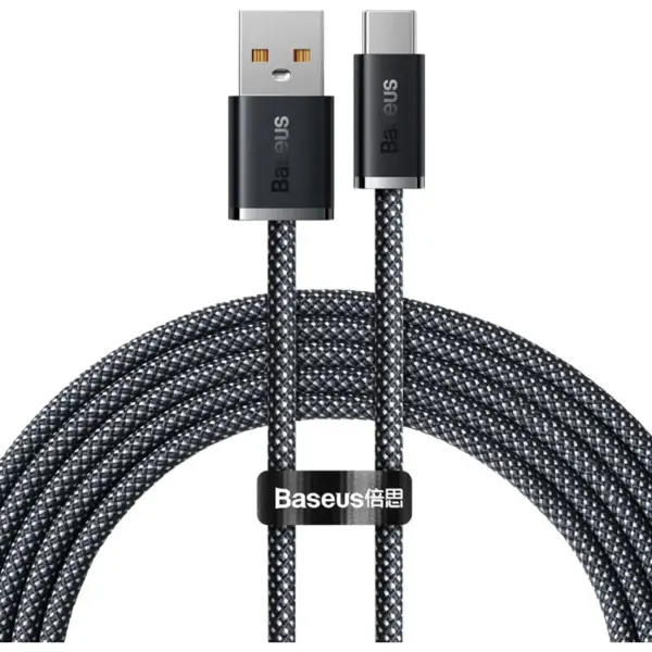 Дата кабель USB 2.0 AM to USB-C 2.0m 5A Gray Baseus (CALD000716)