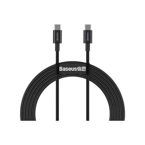 Дата кабель USB-C to USB-C 1.0m 5A Black Baseus (CATYS-B01) Дата кабель USB-C to USB-C 1.0m 5A Black Baseus (CATYS-B01)