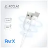 Дата кабель USB 2.0 AM to Lightning 1.2m PwrX 20W ACCLAB (1283126559549)