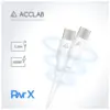 Дата кабель USB-C to USB-C 1.2m PwrX 60W ACCLAB (1283126559563)