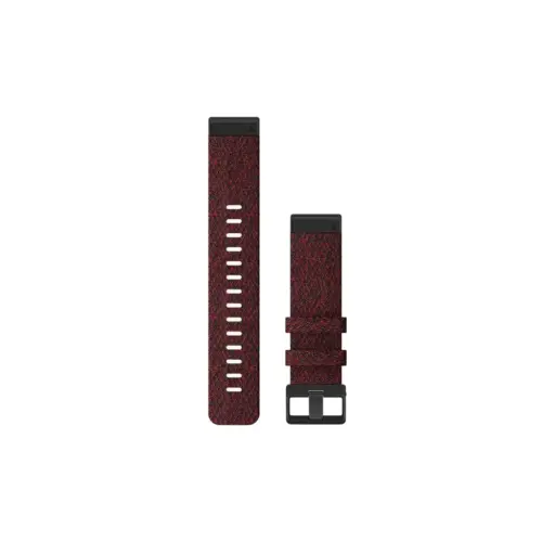 Ремінець до смарт-годинника Garmin fenix 6 22mm QuickFit Heathered Red Nylon (010-12863-06)
