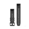 Ремінець до смарт-годинника Garmin fenix 6 solar 22mm QuickFit Slate Gray Silicone (010-12863-22)