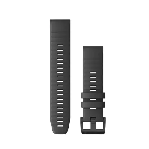 Ремінець до смарт-годинника Garmin fenix 6 solar 22mm QuickFit Slate Gray Silicone (010-12863-22)