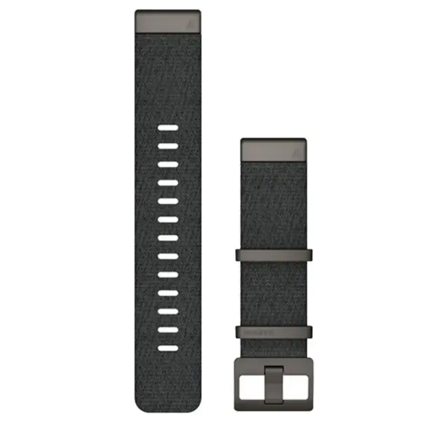 Ремінець до смарт-годинника Garmin MARQ, QuickFit 22m, Jacquard Weave Nylon Strap, Black (010-12738-21)