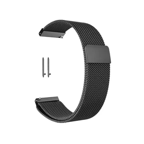 Ремінець до смарт-годинника BeCover Milanese Style для Samsung Galaxy (20mm)/Watch 5/ Watch 4.../Gear S2 Classic/Gear Sport Gray (707673)