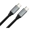 Дата кабель USB-C to USB-C 1.5m USB3.2 Gen2 100W 10GBps Nylon Vinga (VCPDCU3215)