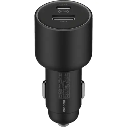 Зарядний пристрій Xiaomi 1xUSB-C + 1xUSB 67W car adapter (973434) Зарядний пристрій Xiaomi 1xUSB-C + 1xUSB 67W car adapter (973434)