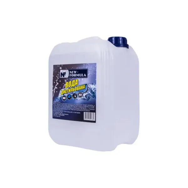 Вода дистильована NEW FORMULA 10л (4820215591782)