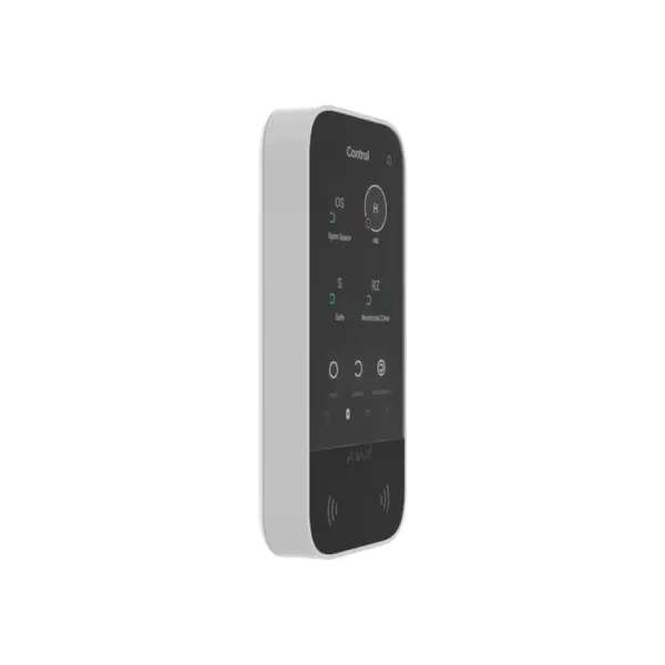 Клавіатура до охоронної системи Ajax KeyPad TouchScreen white