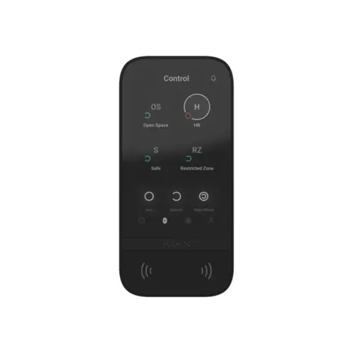 Клавіатура до охоронної системи Ajax KeyPad TouchScreen black