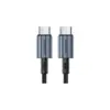 Дата кабель USB-C to USB-C 1.2m USB 2.0 60W Choetech (XCC-1014-BK)