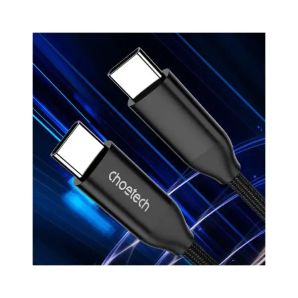 Дата кабель USB-C to USB-C 1.2m USB 3.1 Gen2 240W (50V/5A) Choetech (XCC-1035) Дата кабель USB-C to USB-C 1.2m USB 3.1 Gen2 240W (50V/5A) Choetech (XCC-1035)